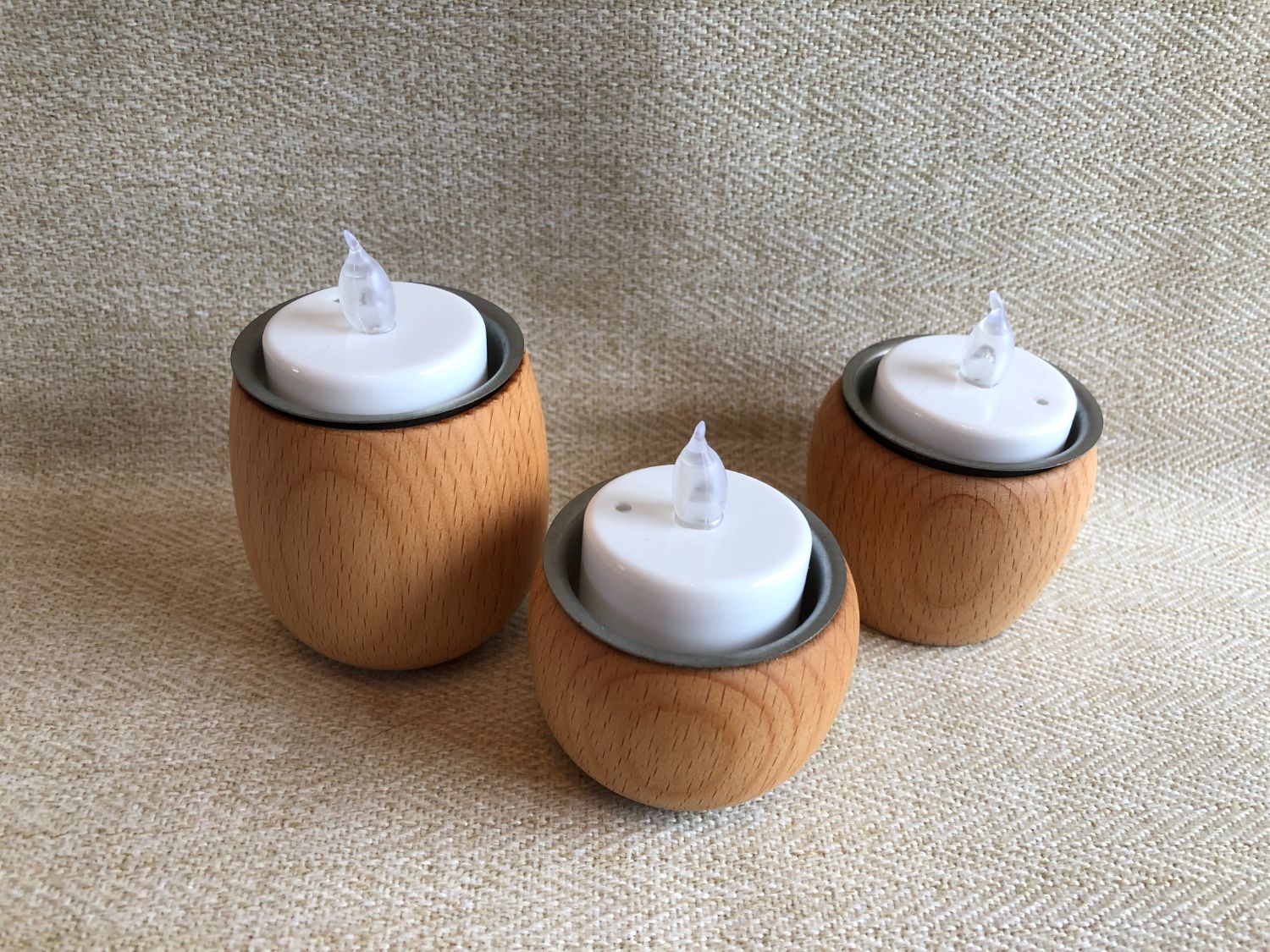 Tea light candle holders North Coast Woodturning